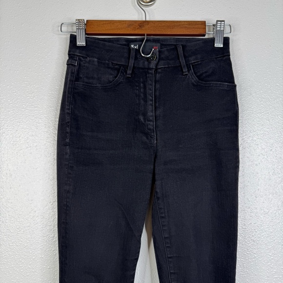 3x1 NYC W3 Channel Seam Skinny Jeans Black Size 24 - Picture 4 of 8